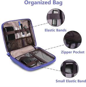 Free sample Lacdo Electronics Organizer Travel Case, Travel <b>Bag</b> Cable Organizer for Essentials, Water Resistant <b>Tech</b> Accessories - Product Image 6
