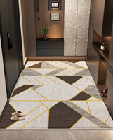 Tapis en polyester à poils ras, antidérapant, imprimé, moderne, écologique, fabriqué à la machine, lavable, pour salon, chambre et couloir, directement de l'usine