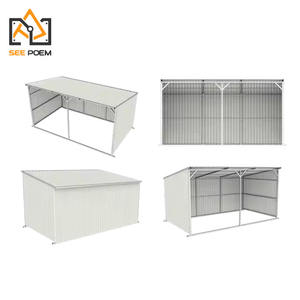 호주 간편 조립식 철골 구조 축사 중금속 소 사육장 개방형 말 마구간 - Product Image 5