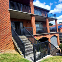 Balustrade moderne en alliage d'aluminium, balustre vertical, garde-corps résistant à la rouille, protégé contre les UV, pour escalier, balcon, terrasse