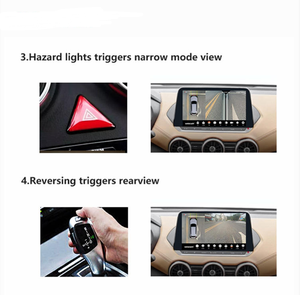 Système de caméra de voiture panoramique à 360 degrés 720P/1080P AHD, vision nocturne couleur, <span class=keywords><strong>4</strong></span> canaux, vue aérienne 2D/3D, <span class=keywords><strong>4</strong></span> caméras pour le stationnement - Product Image 4