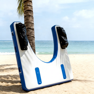 Piattaforma Galleggiante Gonfiabile Personalizzata, Isola Acquatica, Pontone, Tappetino per Moto d'Acqua, Molo per Yacht in PVC, Materiali Durevoli - Product Image 5