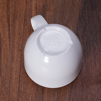 Assiette ronde en mélamine 6030, écologique, de qualité alimentaire, avec poignée, réutilisable, style classique, logo personnalisable pour les fêtes