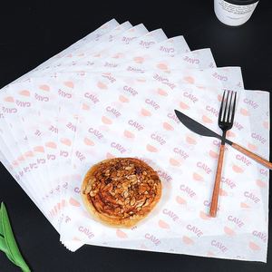 กระดาษห่ออาหารกันไขมันสำหรับแซนวิชเบอร์เกอร์ พิมพ์ลายตามสั่ง เกรดอาหาร พร้อมโลโก้ - Product Image 2