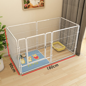 Última Novedad: Corral Portátil de Lujo para Mascotas de 6 Paneles, Combinación Libre, Expandible, Fácil de Montar, de Hierro, para Perros - Product Image 1