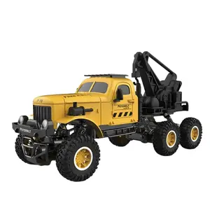 金明热卖2.4克1/16比例遥控登山车玩具遥控工程车儿童玩具