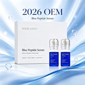 Sérum Peptidique Bleu Micro-Infusion Soin du Visage Hydratant Réparateur de Barrière Cutanée Peau Lisse OEM - Product Image 1