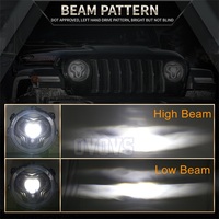 OVOVS Phares LED ronds de 9 pouces plus lumineux avec clignotant DRL et faisceau haut/bas pour Jeep Wrangler JL Gladiator JT 2018-2023