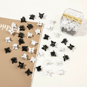 Wholesale Trending <b>Fashion</b> Handmade Sparkly Girls <b>Accessories</b> Duckbill Clamps <b>Crystal</b> Acrylic Beaded Hair Decoration 5cm Hot - Product Image 1