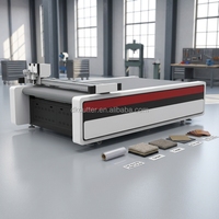 Machine de découpe CNC pour matériaux souples : cuir, mousse, PVC, tissu d'ameublement, tissu, mousse EVA, moquette PVC, aluminium, avec couteau vibrant et aspiration