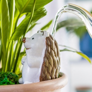 Poterie en argile rouge fleur en <span class=keywords><strong>terre</strong></span> <span class=keywords><strong>cuite</strong></span> arrosage pointes piquets globes hérisson en céramique infiltrateur fleur abreuvoir <span class=keywords><strong>goutteur</strong></span> - Product Image 4