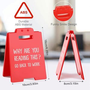 Letrero Divertido para Oficina de 6.3*3.9 Pulgadas, Decoración Personalizada para Oficina, Pequeños Adornos y Frases, Logotipos y Letreros para Decoración de Oficina - Product Image 4