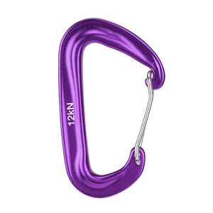 Ganchos de mosquetón de aluminio ligeros y resistentes 12KN para gimnasio al aire libre, hamacas para acampar, uso versátil de llaveros - Product Image 4