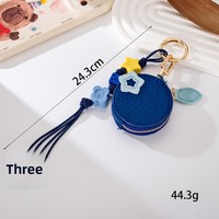 Porte-monnaie en forme de fruit, mini porte-monnaie en cuir et porte-clés pour sac à main, breloques de sac en forme de fruit pour fille
