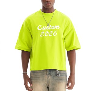 T-Shirt Formale da Uomo a Maniche Corte con Collo Rotondo in Maglia Tinta Unita, Ecologica <span class=keywords><strong>per</strong></span> Uso Quotidiano <span class=keywords><strong>per</strong></span> <span class=keywords><strong>Giovani</strong></span> - Product Image 3