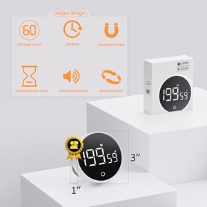 LED Screen Digital Timer Smart <b>Desk</b> <b>Electronic</b> Timer Gym Countdown Can Hung and Tabletop Student Timing Kitchen Pomodoro Timer - Product Image 4