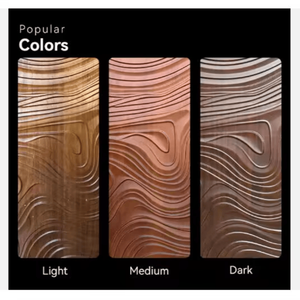 Pannello Murale Fonoassorbente <span class=keywords><strong>in</strong></span> MDF con Texture Ondulata 3D Intagliata, Lussuoso e Moderno, <span class=keywords><strong>per</strong></span> Decorazione d'Interni di Camere <span class=keywords><strong>da</strong></span> <span class=keywords><strong>Letto</strong></span> e Mobili - Product Image 5
