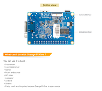 Nouveau Mini PC Orange Pi One H3 512 Mo DDR3 Quad-core, compatible Ubuntu Linux Android, ordinateur monocarte