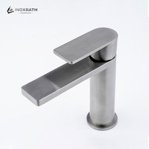 Robinet moderne monocommande monotrou en acier inoxydable 304 couleur bronze canon avec valve en céramique pour lavabo de salle de bain et usage domestique - Product Image 4