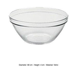 ชามสลัดแก้วเทมเปอร์แบบซ้อนได้ โปเปียมี ขนาด Ø 8 ซม. ยี่ห้อ Bormioli Rocco - Product Image 3