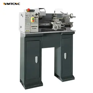 Factory price taiwan lathe machine D210V precision manual metal mini lathe for hobby users