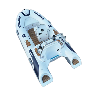 12,8ft Nieuw Model Rib 390 Stijve Romp Glasvezel Opblaasbare Visserij Roeiboot Te Koop - Product Image 1