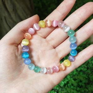 Natural Stone <b>Bracelet</b> Colorful Glass <b>Beaded</b> Negative Energy Shield Reliable Priority Shipping Option Mixed Batch Support - Product Image 3