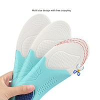 Plantillas Deportivas Unisex para Niños al por Mayor, Suaves, Transpirables, Antideslizantes, Duraderas, Lavables, de Alta Elasticidad, con Soporte de Arco y Absorción de Impactos