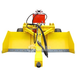 Grand tracteur agricole, niveleur laser de terrain, composants principaux de l'engin à engrenages de haute précision, machine à labourer, récupération des terres défrichées, ferme - Product Image 1