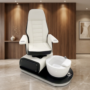 Chaise de spa chauffante pour les pieds avec système de massage par vibration pour la relaxation des pieds, le confort et les soins thérapeutiques - Product Image 1