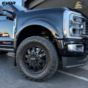 Jantes EVOR 20-30 pouces Noir Satiné 8x6.5 8x180 8x200 8x210 10x225 <span class=keywords><strong>Camion</strong></span> pour Ford Chevrolet GMC RAM Roues Forgées - Product Image 3