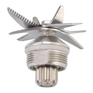 Máy Xay CKD Máy Xay Sinh Tố Bạc CREST Bằng Thép Không Gỉ Máy Xay Sinh Tố Nước Đá Trái Cây Bền 8 Lưỡi - Product Image 3