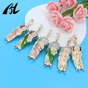 新着ユニークな男性女性DijesReligiosos Para Pulseras Oro Laminado De 14k 18k Pulsera San Judas Tadeo Pulseras - Product Image 3