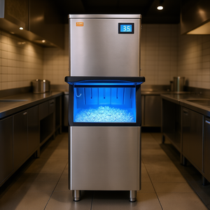 Machine à glaçons commerciale 700W 360LBS 24H en acier inoxydable avec panneau LED pour bar et café - Product Image 2