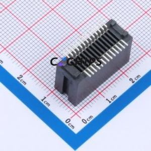 HEV26LP03BK Gold Finger Connector SMD,P=1.27mm Connector ( Connector Type: EDGE SLOT )( Pitch: 1.27mm )( Total PIN Count: 26P ) - Product Image 2