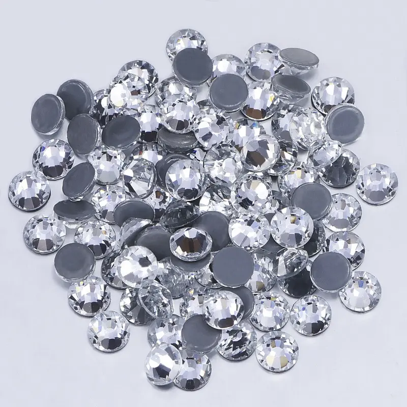 Yantuo Lem Intensif Gaya Jerman Putih Bening Kristal Berlian Imitasi Perbaikan Panas Kristal Besi Berlian Imitasi untuk Gaun Pernikahan Mewah