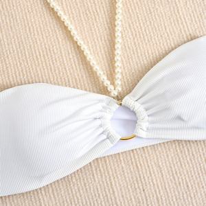 OUTPACE - Bikinis Florales al por Mayor para Mujer, Trajes de Baño Deportivos a Prueba de Periodo, Disponibles en Estilos con Estampado a Rayas y Cuadros, con Efecto Push-Up - Product Image 2