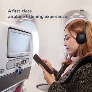 Récepteur et émetteur <span class=keywords><strong>Bluetooth</strong></span> pour avion avec micro Adaptateur sans fil pour la musique stéréo Adaptateur <span class=keywords><strong>auxiliaire</strong></span> pour casque d'écoute - Product Image 4