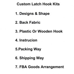 Kits de <span class=keywords><strong>crochet</strong></span> à la main personnalisés pour adultes débutants : Toile pré-imprimée pour l'art du fil et l'artisanat, motifs Cœur Arc-en-ciel, pour coussins et tapis - Product Image 6