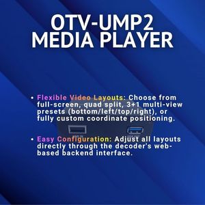 Reproductor Multimedia 4K de Doble Función, Decodificador de Red SRT RTSP RTMP a Cámara USB UVC con HD MI para Transmisión en Vivo OBS - Product Image 4