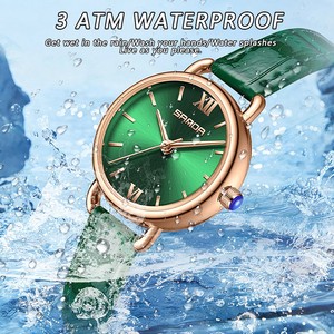 Reloj de Cuarzo para Mujer Sanda 1118, Minimalista, Resistente al Agua, Correa de Acero Sólido y Cuero, Reloj de Pulsera Diario para Estudiantes - Product Image 6