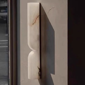 Spanish Natural Marble Wall Lamp 35cm Height <b>Led</b> <b>Light</b> Source Living <b>Room</b> Bedroom Hallway Stairwell Lighting - Product Image 1
