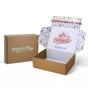 Hộp Đóng Gói Bằng Giấy Kraft Tự Niêm Phong Tùy Chỉnh Hộp Vận Chuyển Bưu Phẩm Có Khóa Kéo Dễ Xé Có Khóa Kéo - Product Image 4