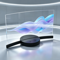 Écran OLED incurvé 30 55 77 pouces 178 °   Écran tactile capacitif/infrarouge transparent 4K tout-en-un pour ordinateur de bureau avec revêtement anti-reflet