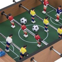 Mini jeu de baby-foot de 20 pouces pour le divertissement Mancave Set Score Keeper Deux balles en plastique pour