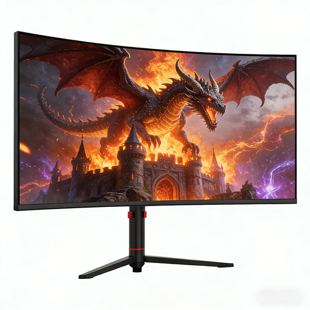 34 Inch Curved 165Hz 4k Monitors Ultrawide Monitor Smart Tvs Desktop Oled Desktop Monitor Gaming