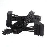 Funda para ordenador, placa base ATX Mini, 4 pines a Dual, 15 Pines, SATA, disco duro HDD, Cable adaptador de fuente de alimentación para Lenovo