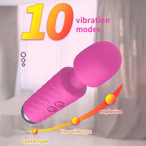 USB 충전식 핸드 미니 마사지기 방수 진동기 바디 릴렉스 진동 마사지기 여성용 성인용품 - Product Image 3