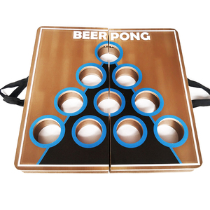 <span class=keywords><strong>Mini</strong></span> gấp bia Pong bảng xách tay <span class=keywords><strong>mini</strong></span> bia Pong trò chơi với Cup và bóng - Product Image 4