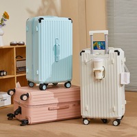 Trolly Bag Suit case Ensembles de bagages Ride on Bagages pour enfants Voyage Vérifié Sac Bagages 24 Pouces Anti Crack Travel Bag